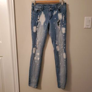 Michael Kors Distressed Skinny Jeans
